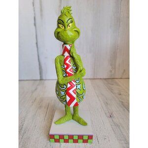 Jim Shore Grinch long scarf 6010774 Enesco Xmas figure decor
